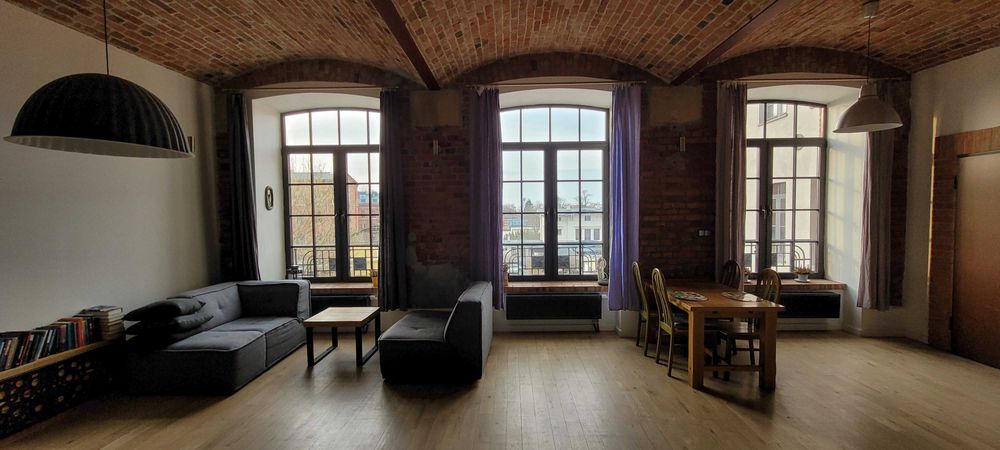 Do wynajęcia -  wyjątkowy loft w Starej Przędzalni - 101 m2!