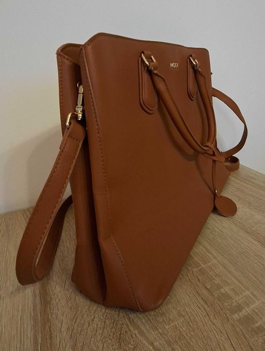 torebka mexx duża brązowa