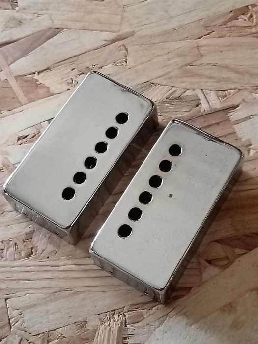 Humbucker pickup cover Chrome (Par). Vintage.