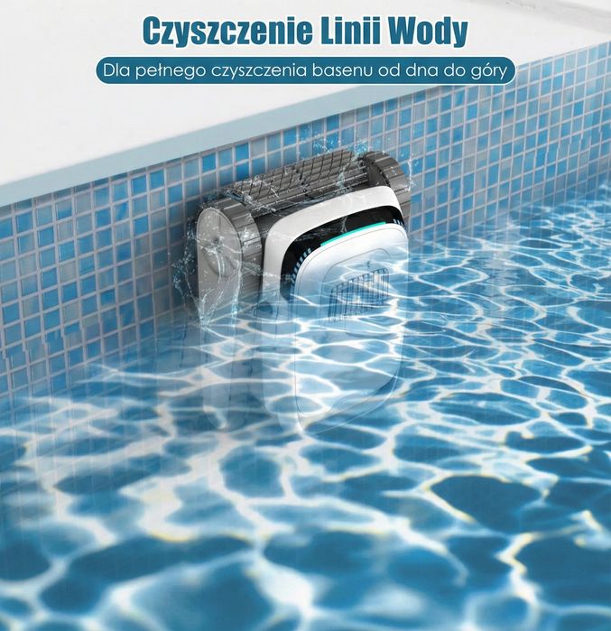 HIT!Bezprzewodowy Robot Basenowy AIRROBO PC10–Czysty Basen bez Wysiłku
