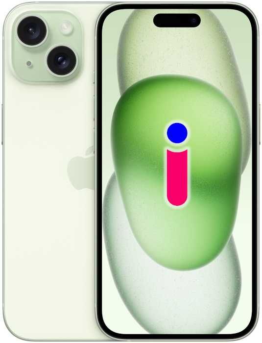 iPhone 15 128gb E-SIM Zielony BATERIA 100% WWA Gwarancja 12 miesięcy