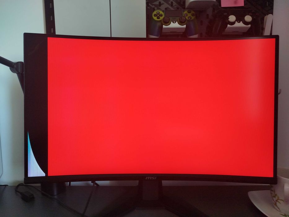 USZKODZONY monitor msi mag 27c6x