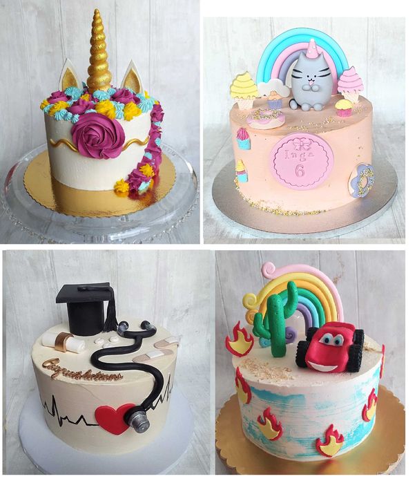 Torty artystyczne oraz muffinki dekoracyjne na biszkopcie bez chemii