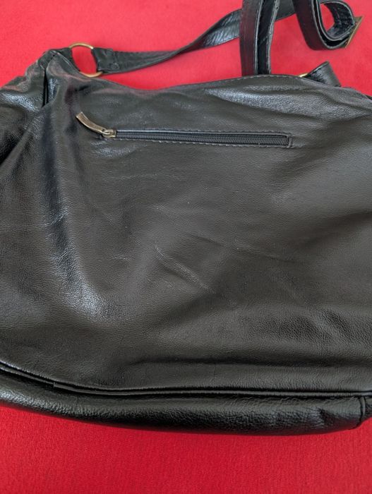 Torba ze skóry naturalnej, na ramię A4