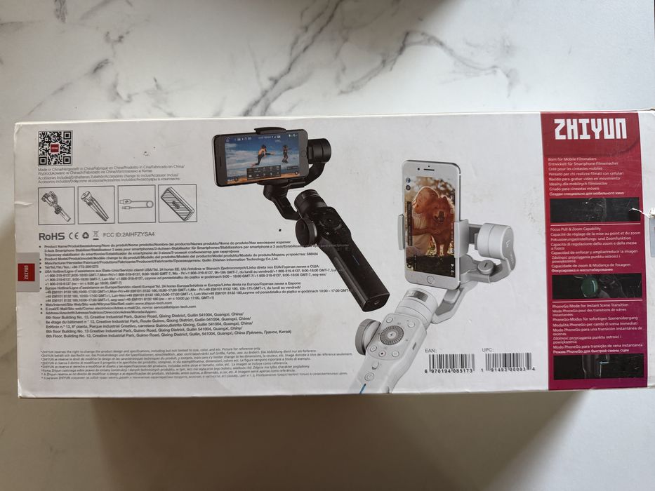 Gimbal Zhiyun Smooth 4 do smartfona – bardzo dobry stan