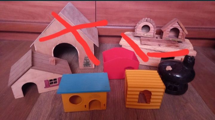 Domki dla gryzoni królika świnki morskiej koszatniczki szczura chomika