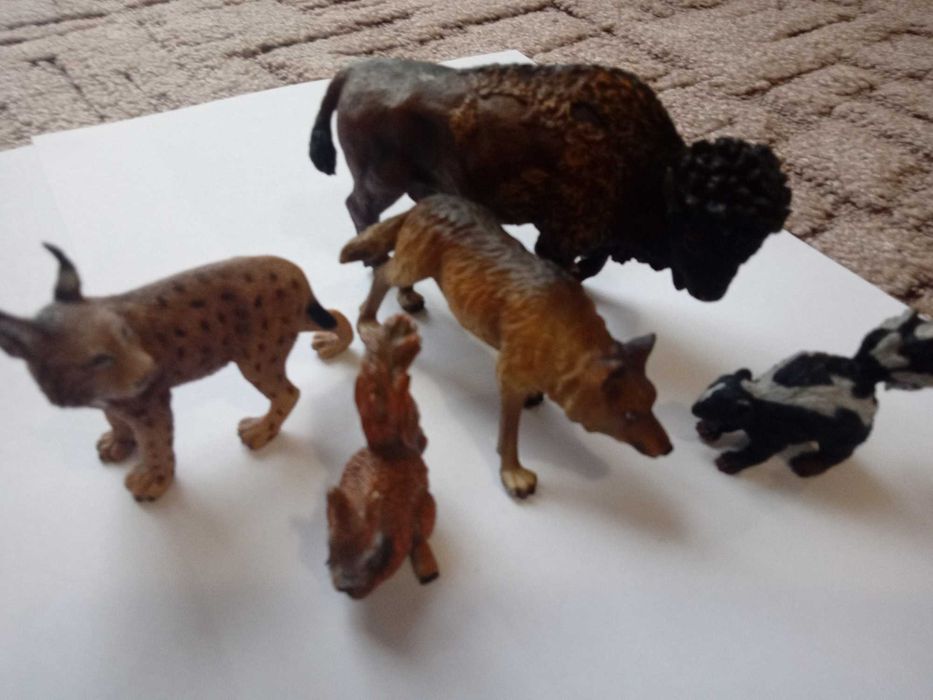 Zestaw zwierząt leśnych firmy Collecta nr 1. Stan idealny.