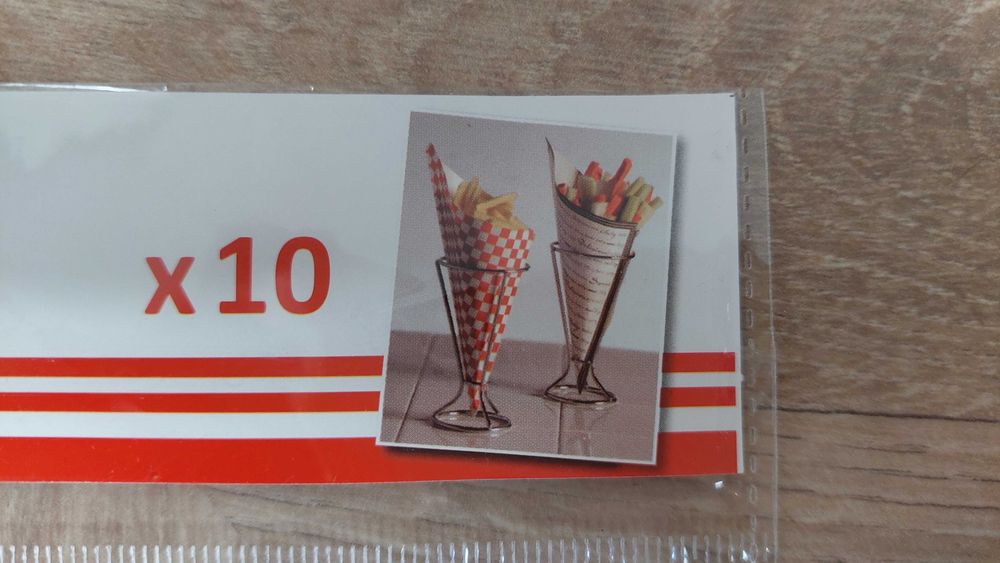 Cones de papel decorativos - pipocas, pétalas, batatas, etc