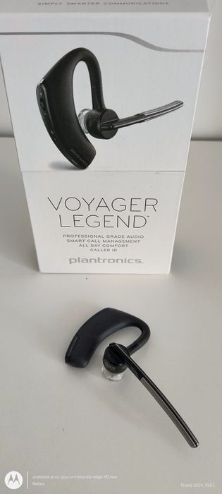 イヤホン Plantronics Voyager Legend Zestaw słuchawkowy Plantronics Voyager Legend Czarny