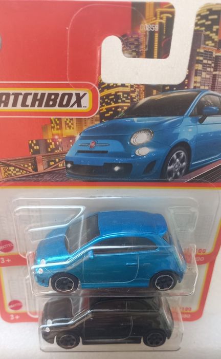 Conjunto 2 , 2019 fiat 500 turbo matchbox