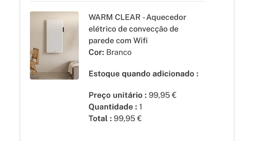 Aquecedor Electrico Create