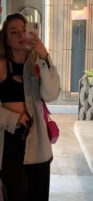 Mango сумка рожева