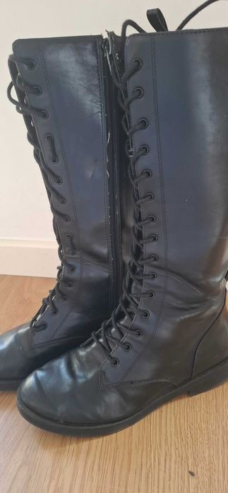 Botas Cano Alto Zara: Tam 36