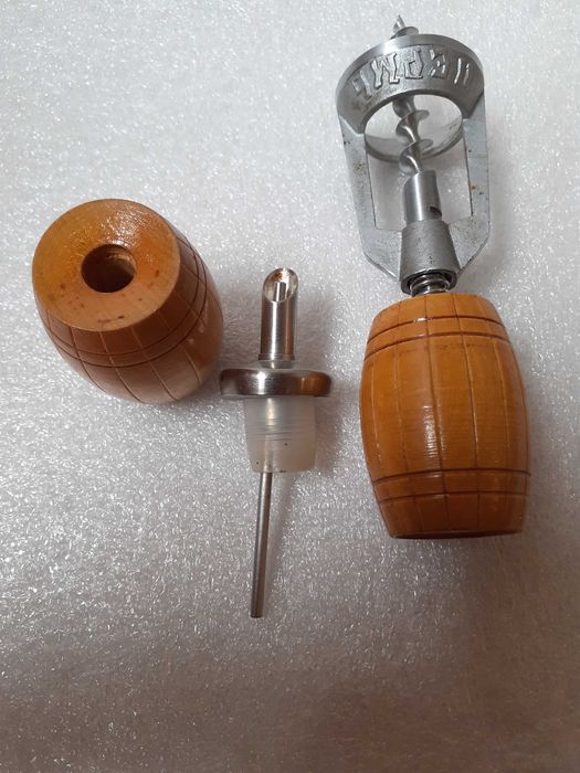 Штопор и пробка дозатор для вина, бочка, Пермь 1723, СССР