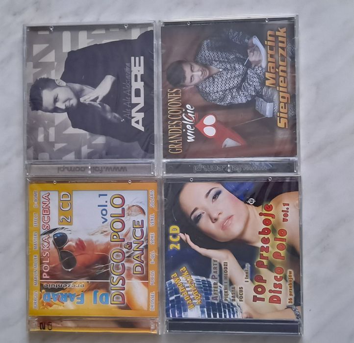 Disco Polo CD we folii i bez folii 16 sztuk