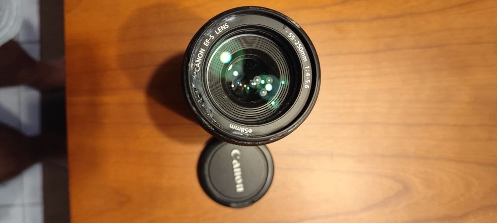 Objectiva Canon 55-250 IS