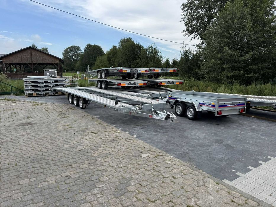 Płaska platforma 450x210cm 2700kg nowa laweta Niewiadów Mars fv 23% leasing raty