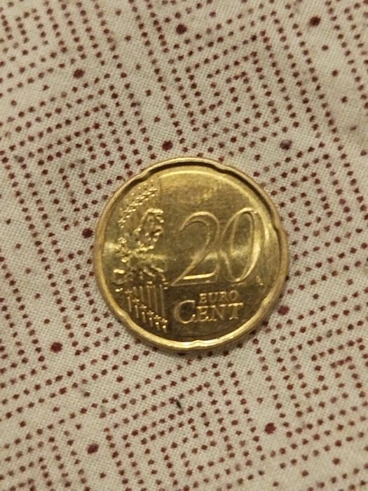 moeda Rara de 20 cêntimos 2024  Josephine Baker (França) – Nova