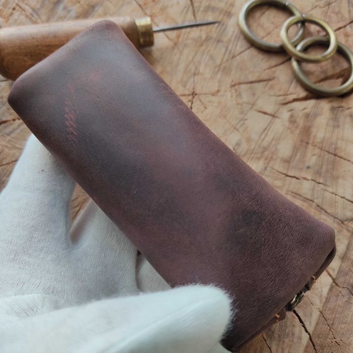 Ключниця. Шкіра. Ручна робота.