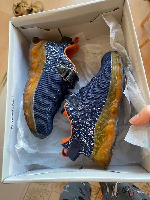 Sapatos para menino, inverno, com luz