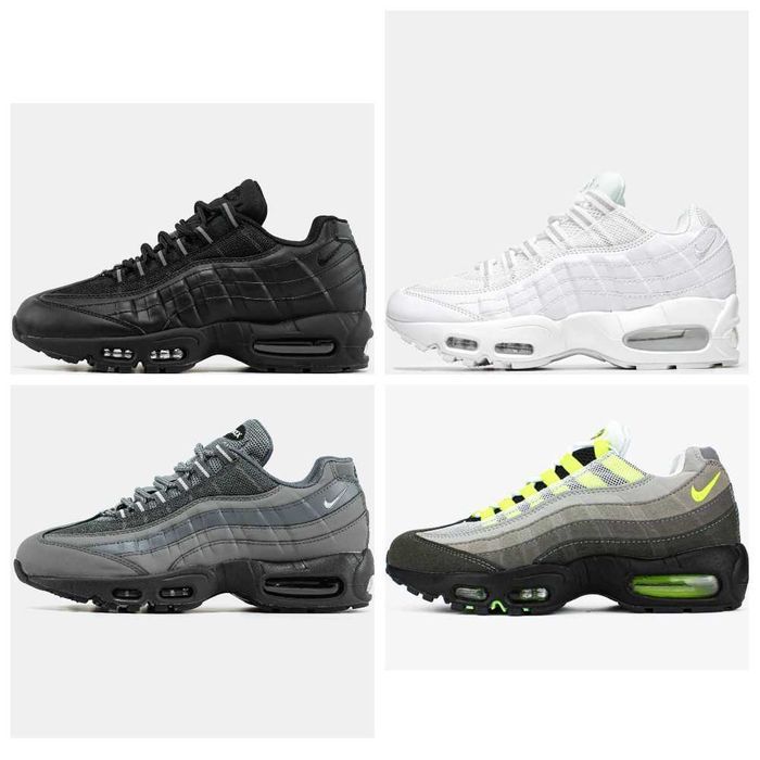 Кожаные кроссовки Nike Air Max 95 кросівки найк аір макс 95 (36-45)
