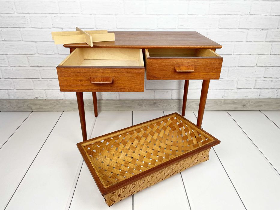 Duńska konsola tekowa z lat 60 • Mid-Century Vintage • Niciak • Szafka