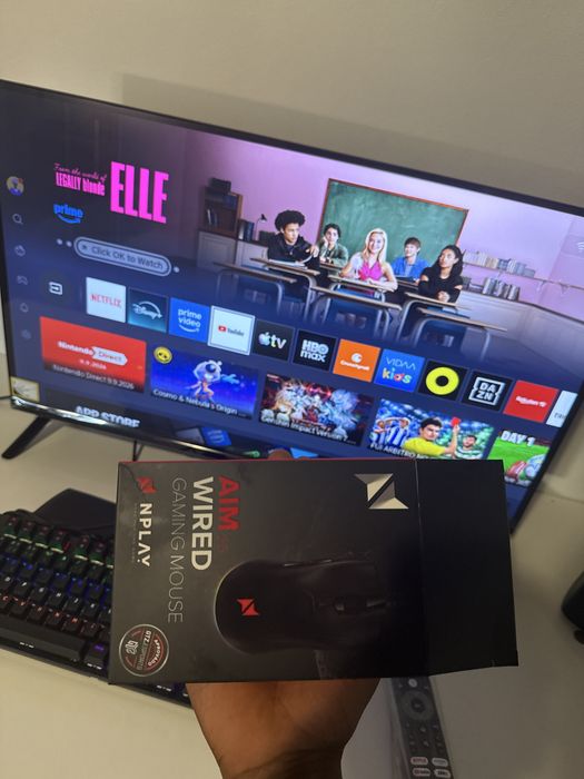 TV(kunfl) 32’’ ; Teclado game e rato game