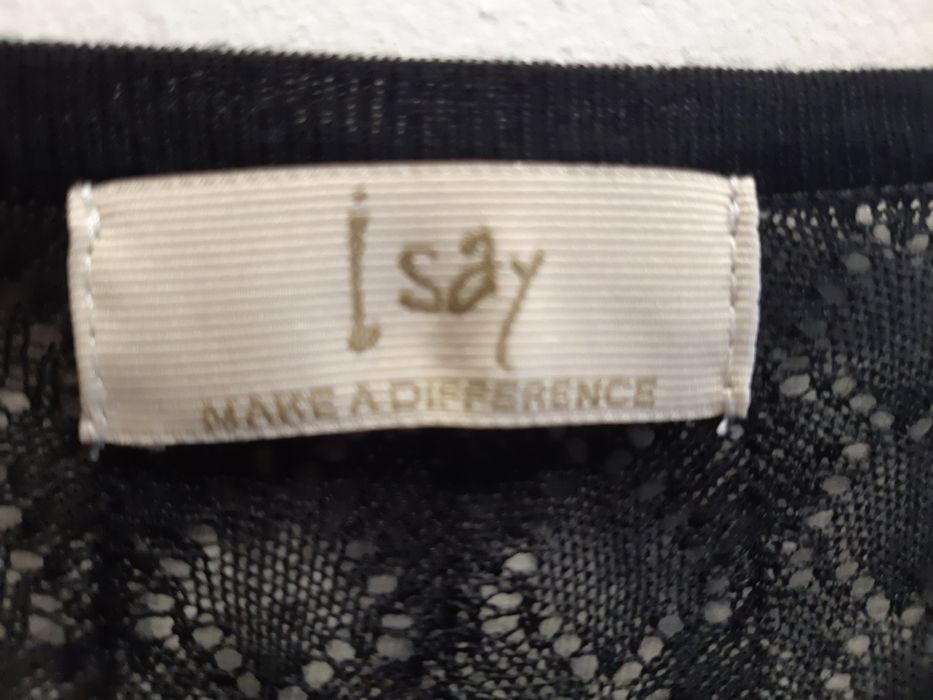 Czarna ażurowa sukienka L