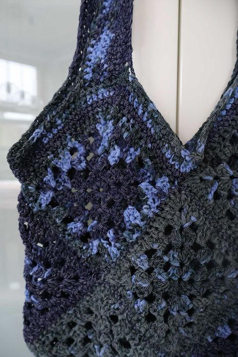 Szydełkowa siatka rękodzieło handmade