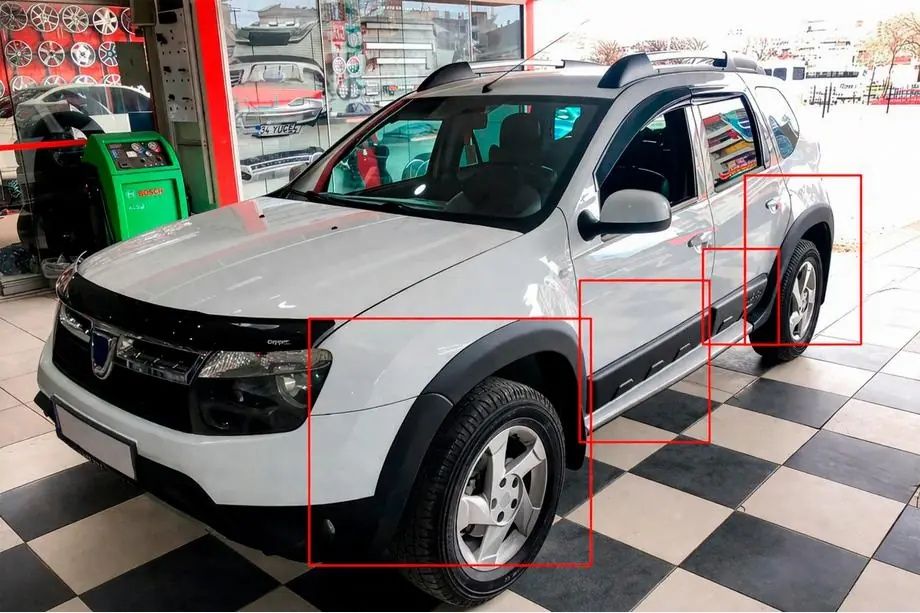 Накладки на арки з молдингами Renault Duster 2008–2017 / 2018–2024  CappaFe — комплект 12 шт.