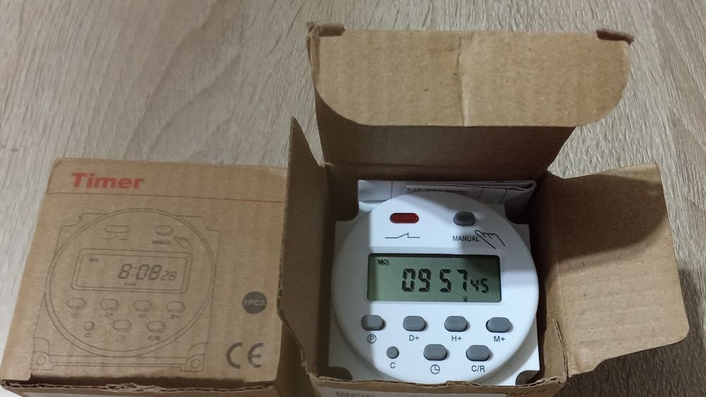Electronic Timer Switch, Programmable with LCD Display64552223832450121