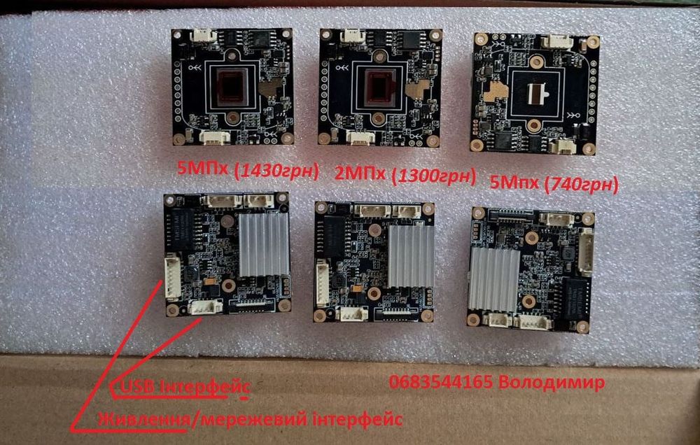 Usb або IP модуль камери