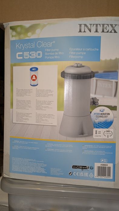 Piscina Intex 3 X 2 X 0.75 com bomba e acessórios