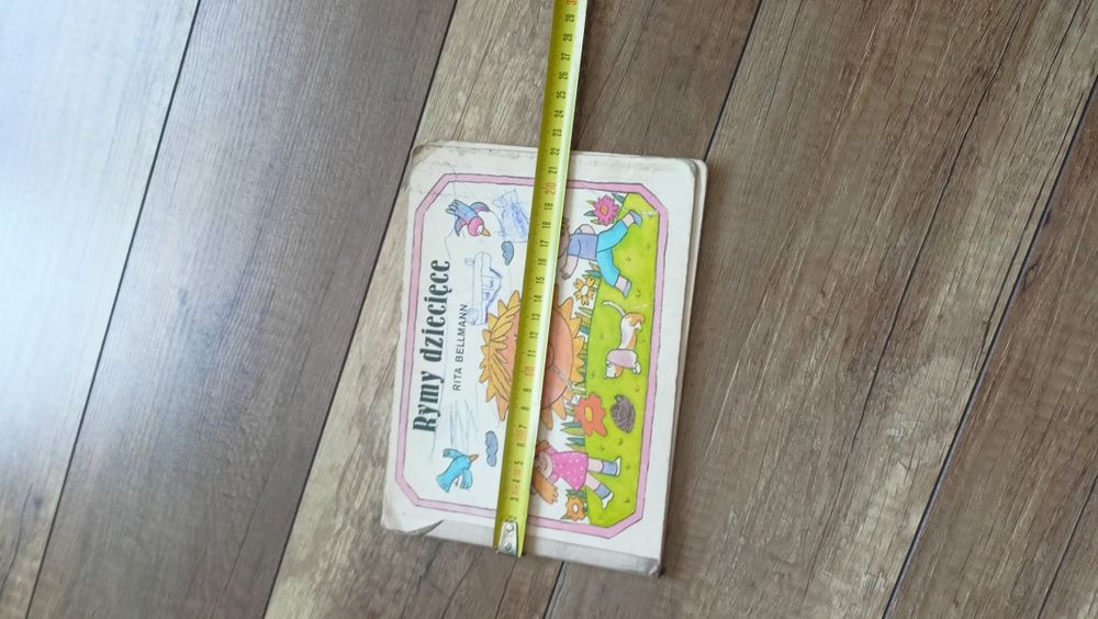Stara książka wierszyki rymy dziecięce Rita Bellmann