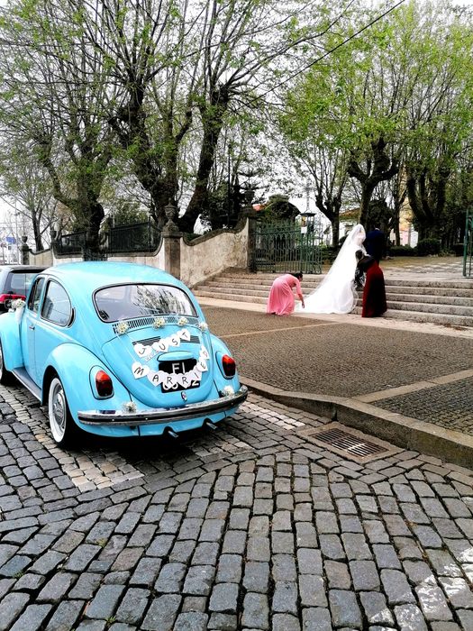 Carocha 1971 Azul Bebé – O "Bluemotion" para o seu Casamento