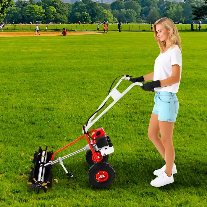 Zamiatarka spalinowa 43 cm³ 1,7 KM – szczotka walcowa 60 cm