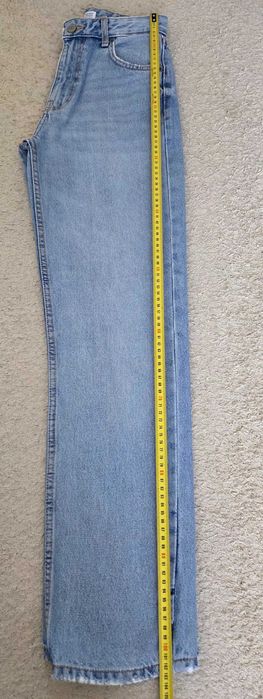spodnie jeans bershka rozm 34 jasno niebieskie