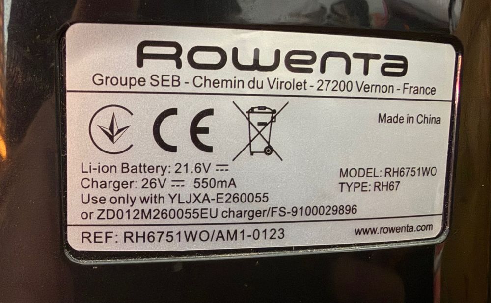 Aspirador vertical rowenta