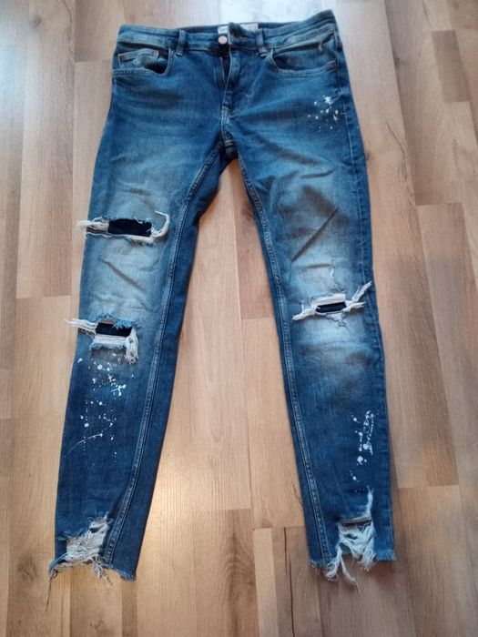 Jeansy męskie Bershka Denim