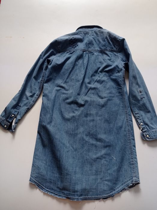 Женская кофта джинсовая рубашка