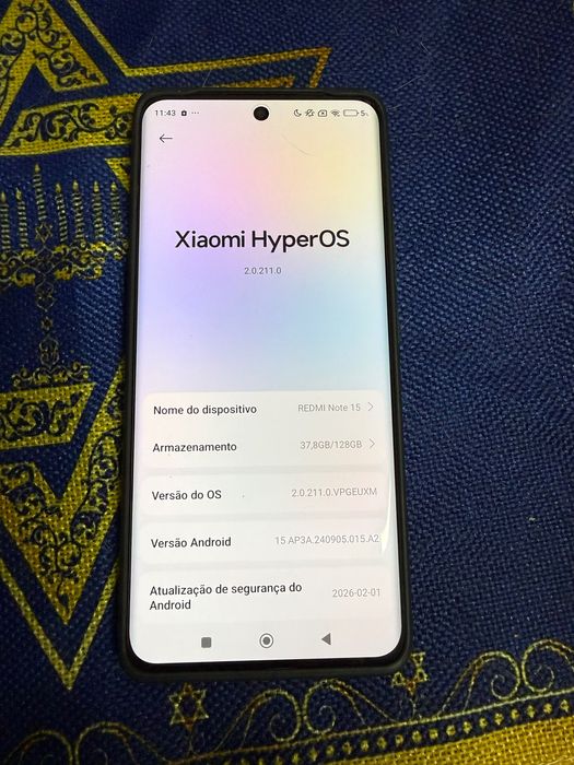 Xiaomi note 15 128gb pouco uso