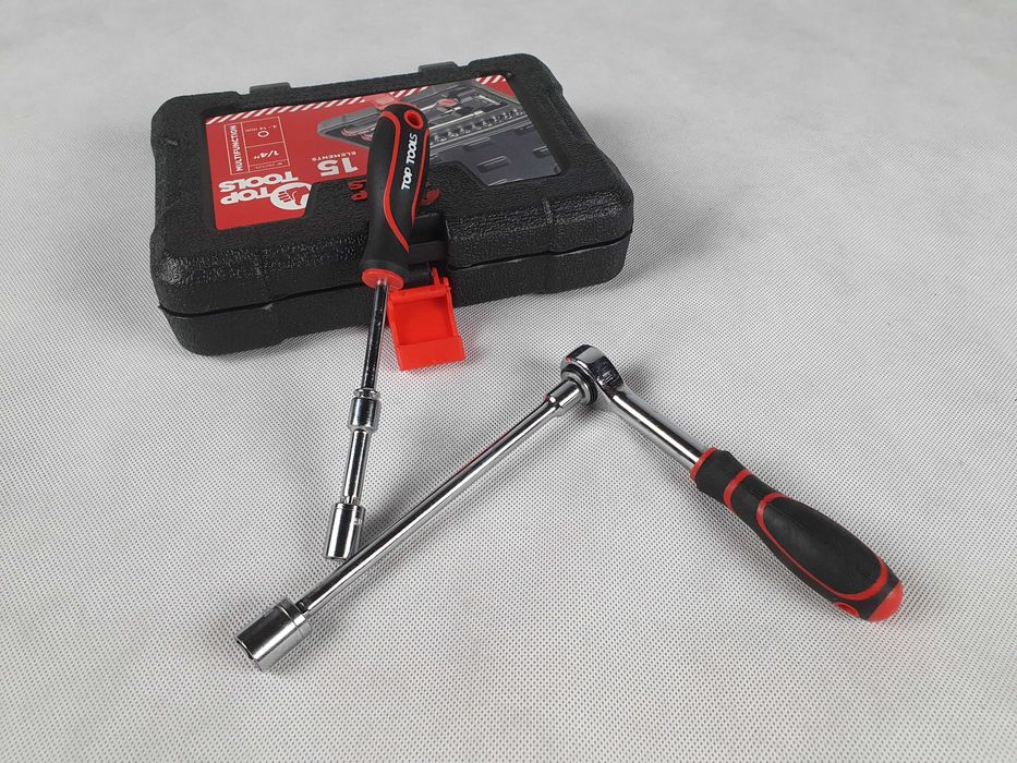 Zestaw Kluczy nasadowych 1/4 Majsterkowicz TOP TOOLS