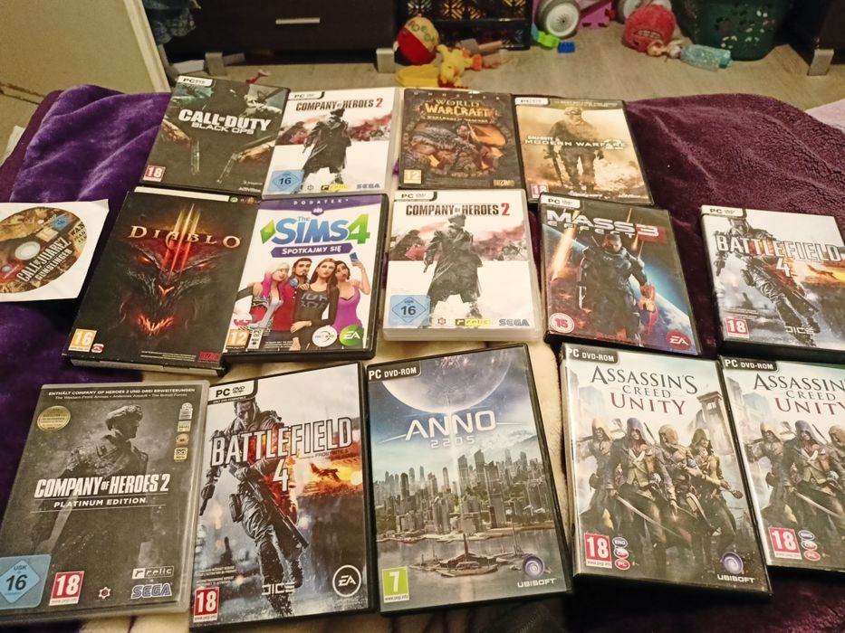 Gry na pc, stan idealny!!! Diablo, Call of Duty, Battlefield i różne!!