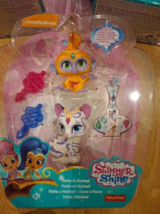 Mascotes da série Shimmer & Shine, novos. em caixa original