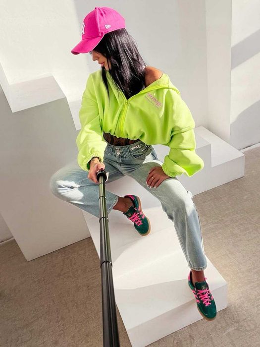 O la voga bluza tulip green M