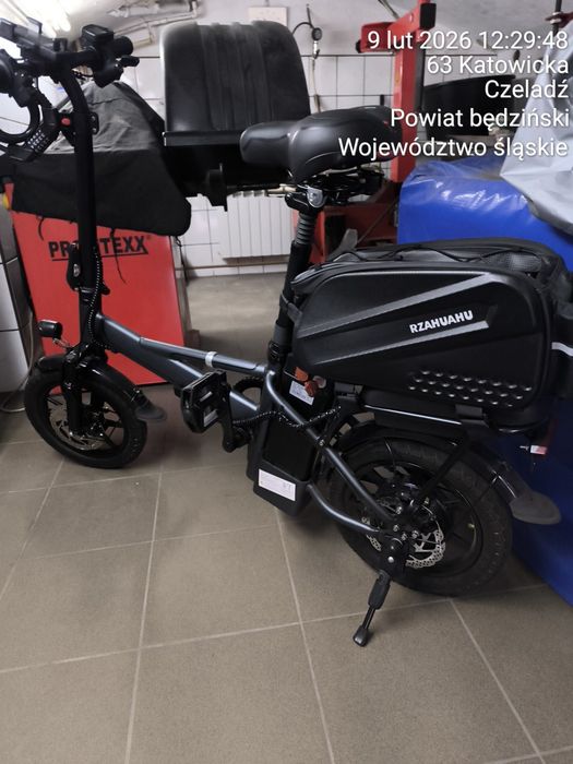 Rower elektryczny ,składany bateria 750
