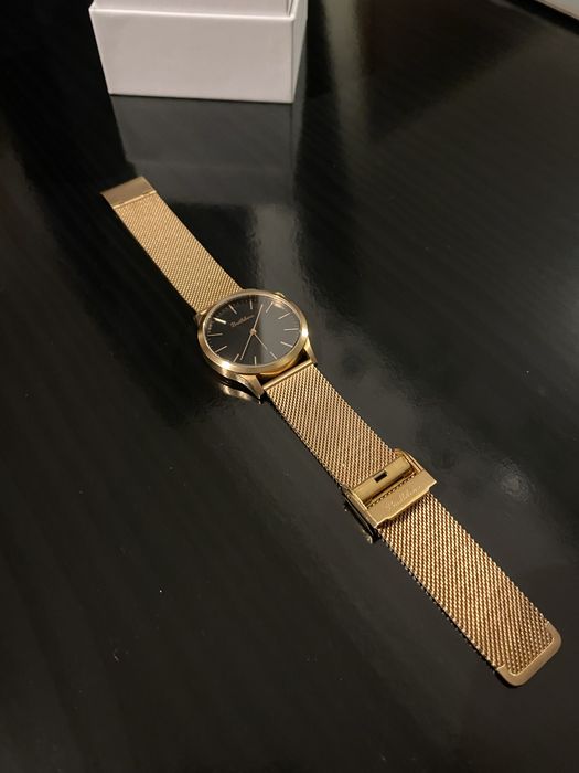 Relógio bronze rosa