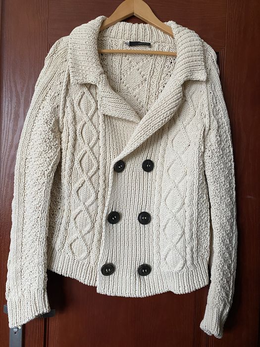 Чоловічий вʼязаний кардиган Dsquared2 100% вовна; розмір M