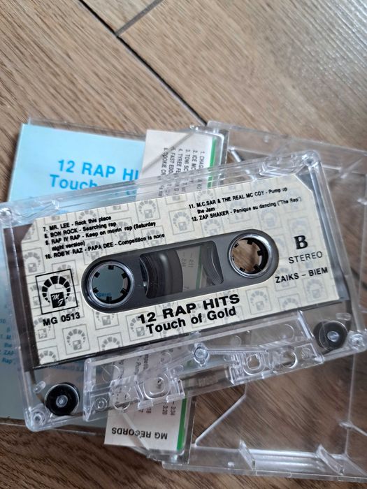 12 rap hits touch of gold 100% Rap kaseta magnetofonowa