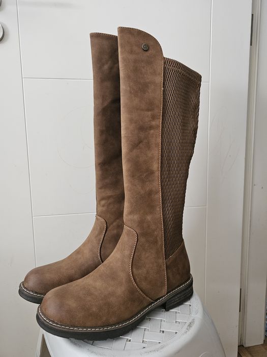 Botas natura como nova